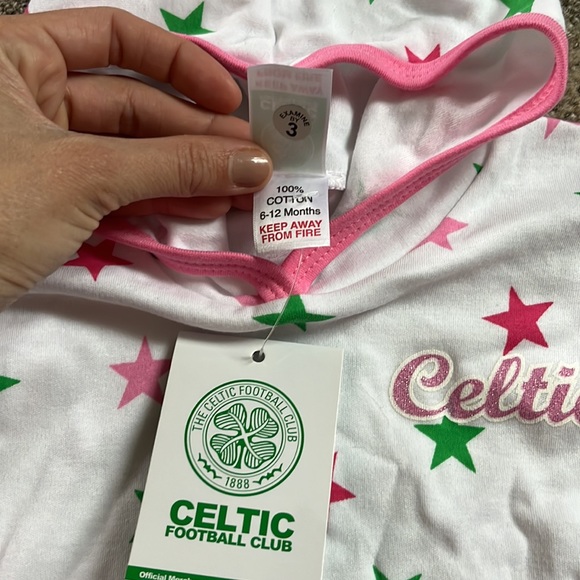 Baby Girl Celtic Football Club Outfit - Size 6-12 months - Picture 3 of 4